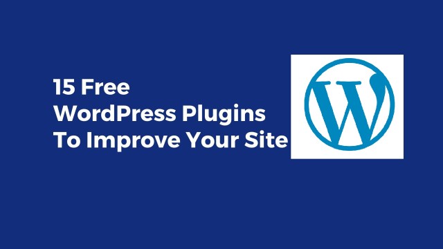 Free WordPress Plugins to Improve Your Site