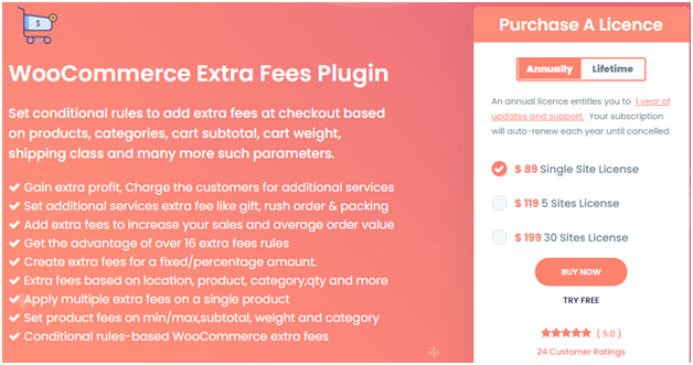 Plugin 1 - WooCommerce Extra Fees Plugin by the DotStore - One of the Top 14 WooCommerce Extra Fees Plugins